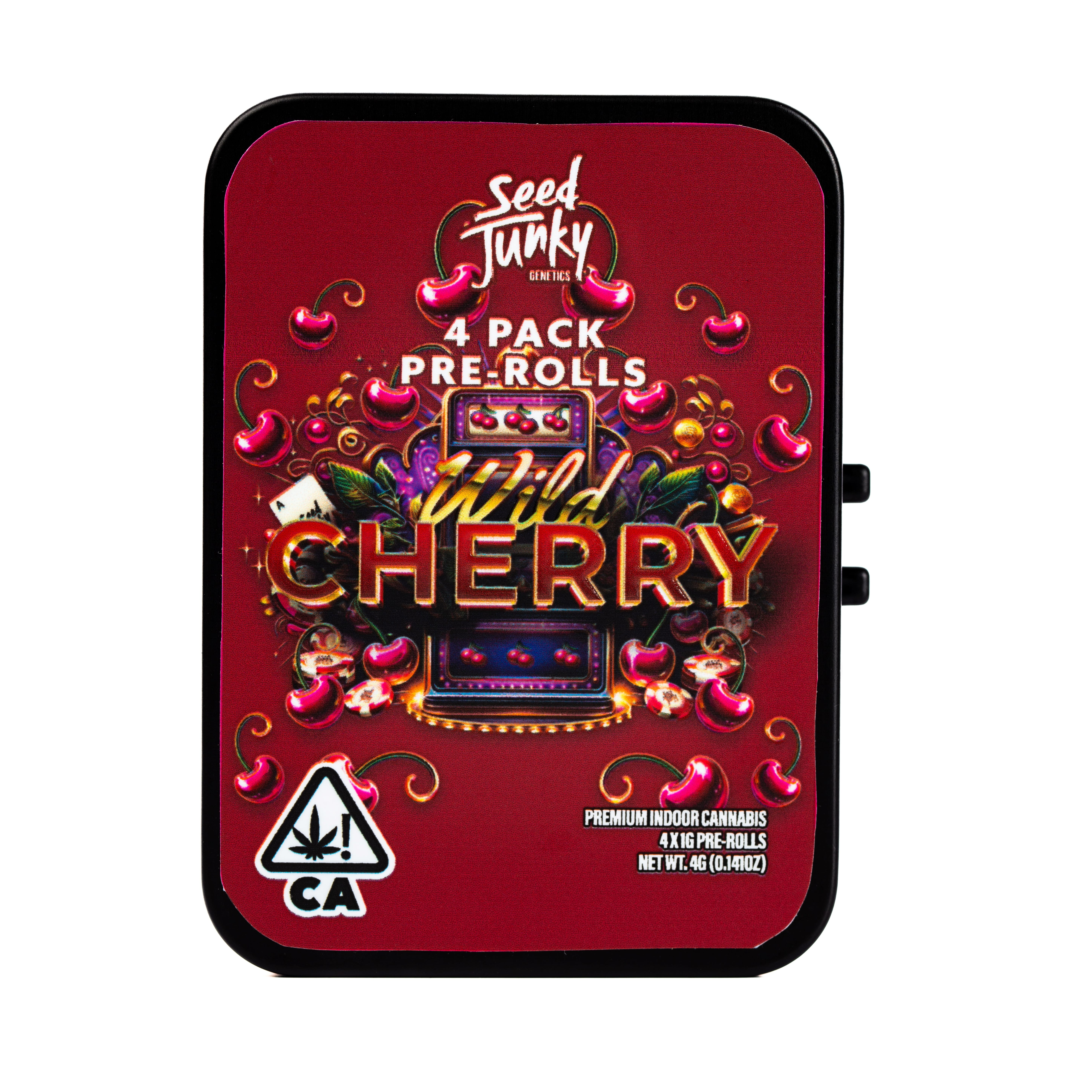 4PK 1G WILD CHERRY PREROLLS - Seed Junky -  - $34.50 - Pre-Rolls