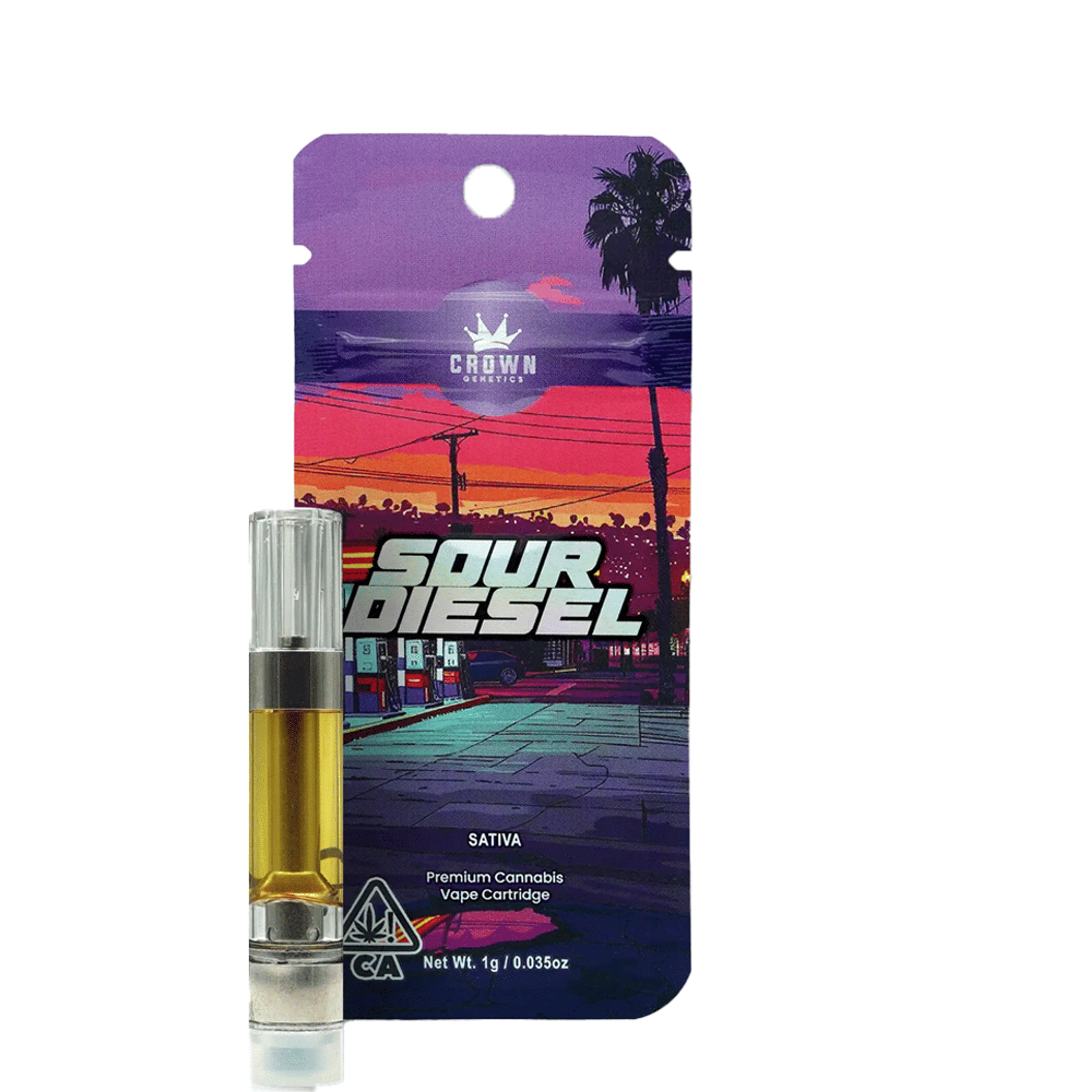 Sour Diesel Cartridge (1G) - Crown Genetics - - $20 - Cartridge