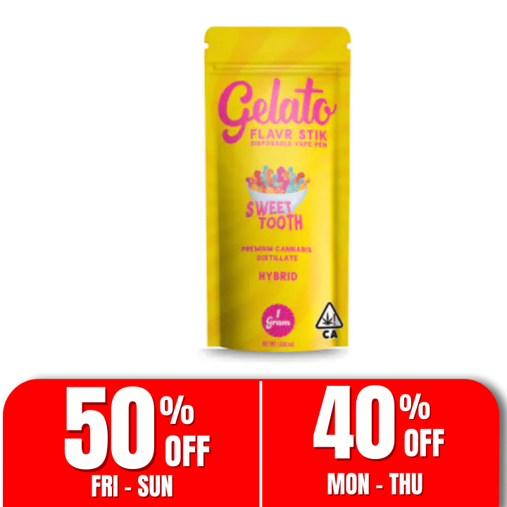 Gelato Flavr Stick | 1g - Sweet Tooth - Disposable - Hybrid - Gelato -  - $33.50 - All-In-Ones