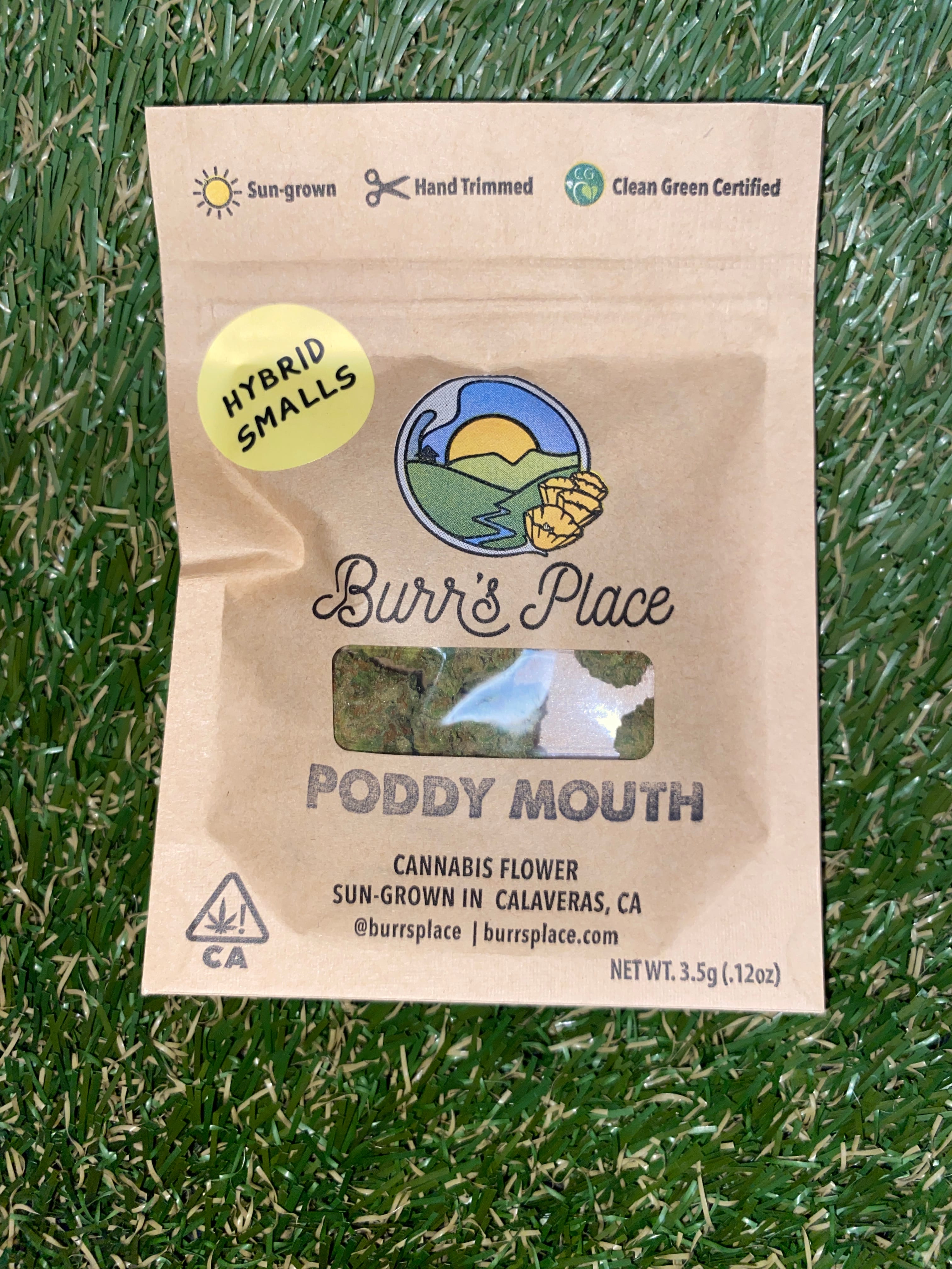 PODDY MOUTH 3.5G SMALLS - BURR'S PLACE -  - $8.60 - Flower