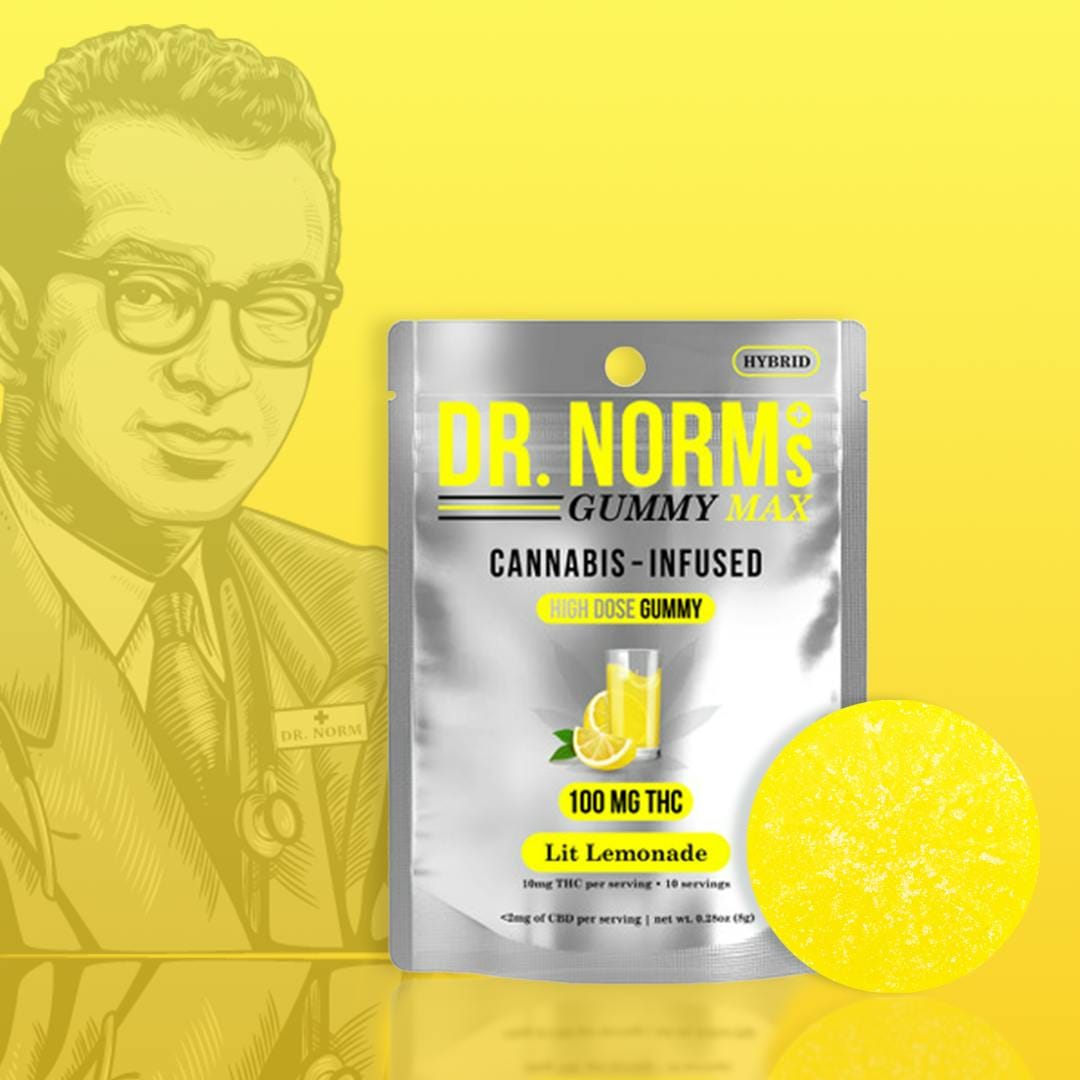 Lit Lemonade MAX Gummy 100mg - Dr. Norms -  - $9 - Edible