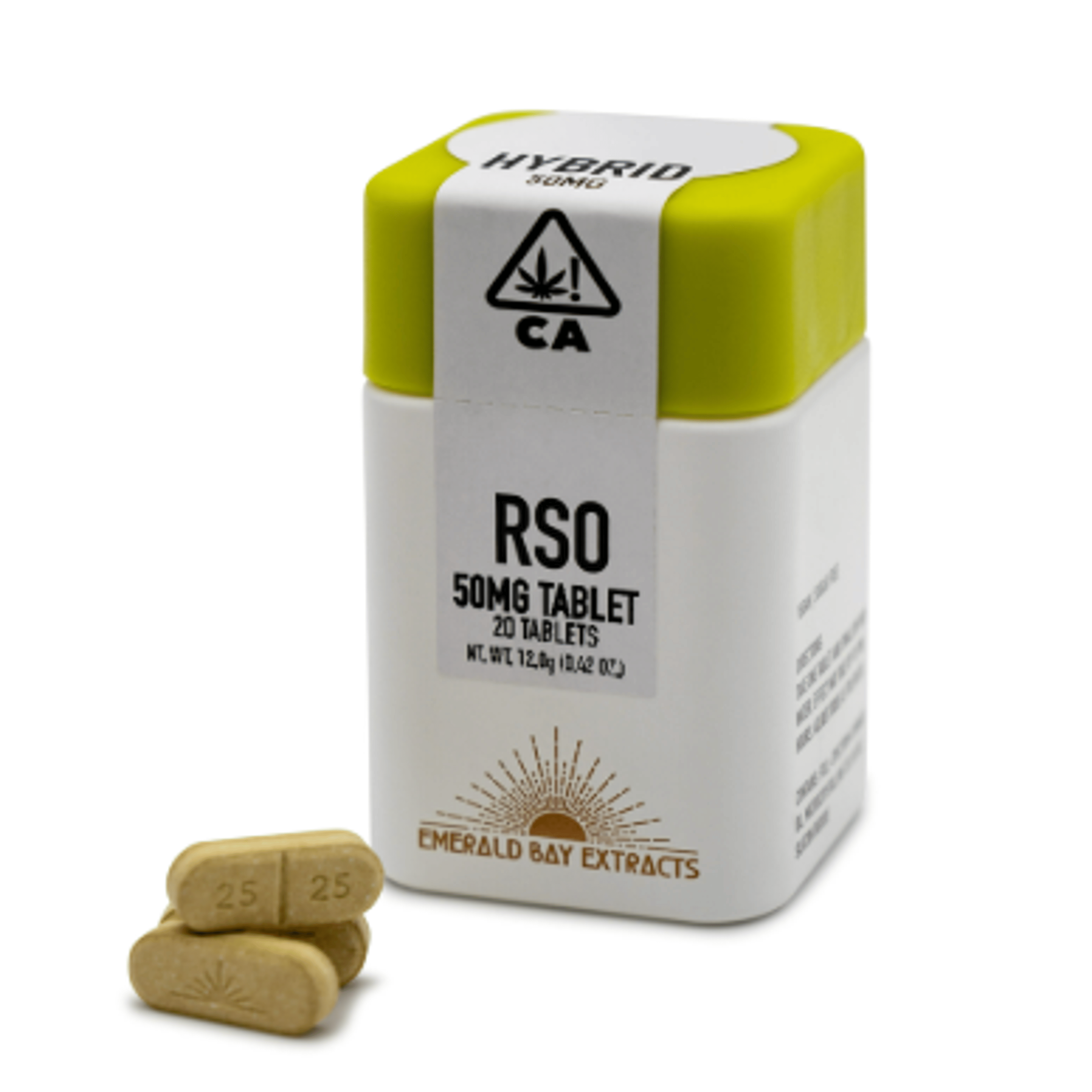 Emerald Bay Extracts: Hashburger - 50mg RSO Tablets - Emerald Bay Extracts - - $57 - Tablets & Capsules