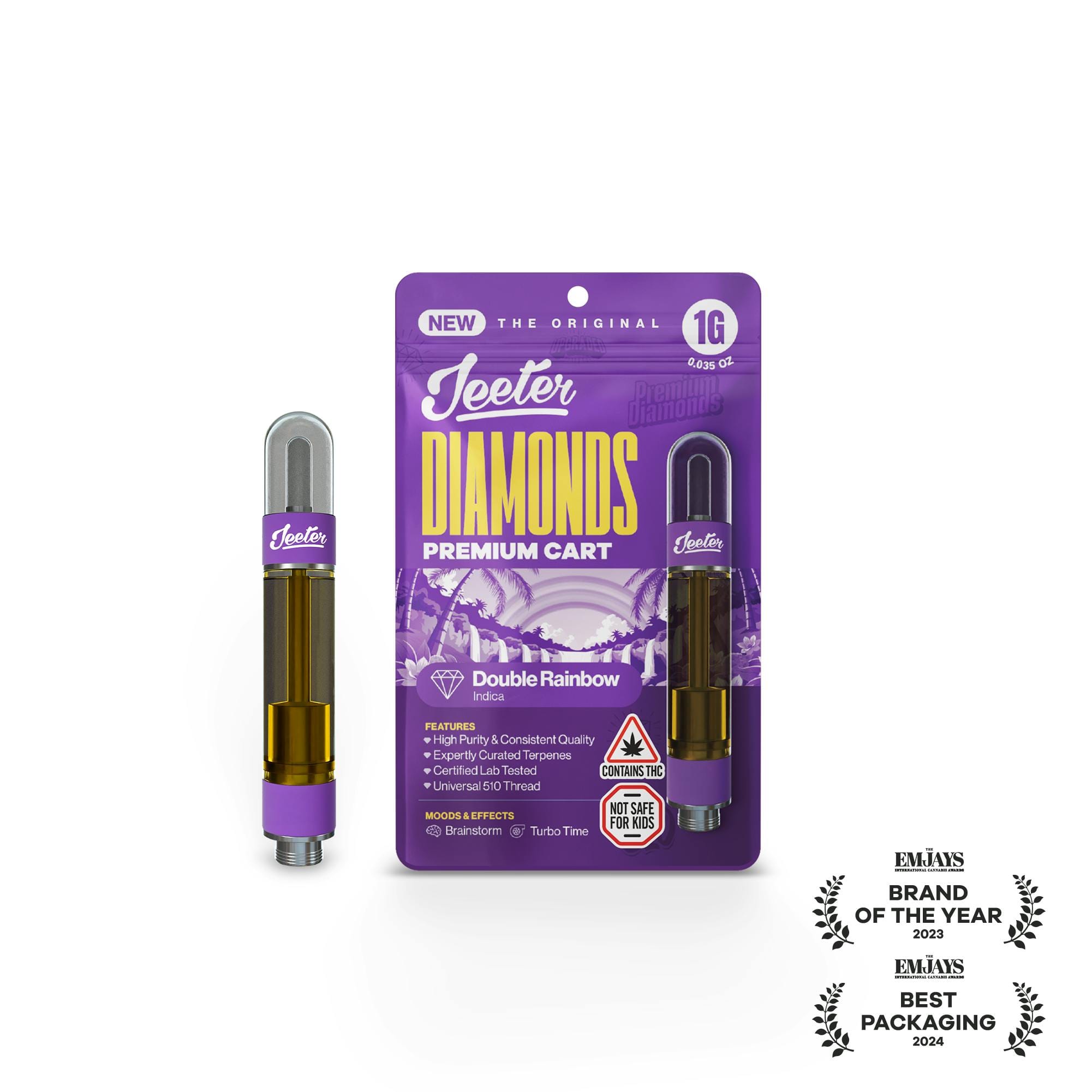 Jeeter Diamonds Premium Cart | Double Rainbow - Jeeter -  - $30 - Cartridges