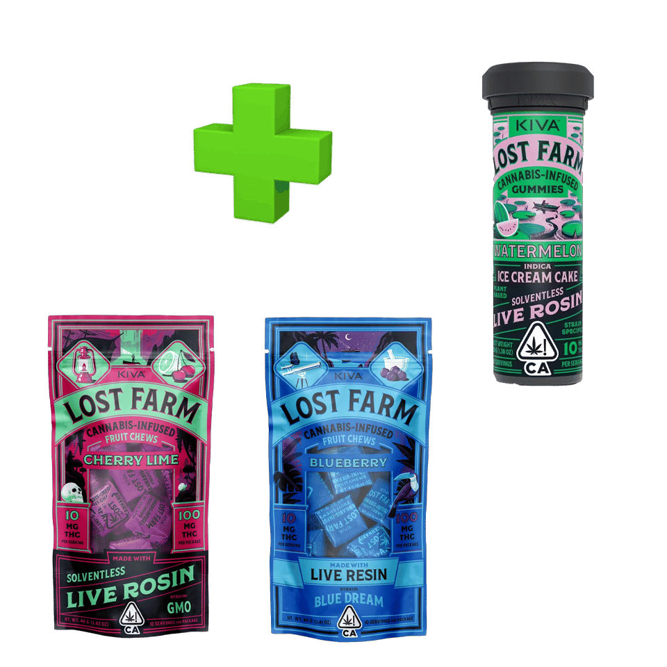 Buy 2 Get 1 Lost Farm Gummies 50% OFF - Mixed Deal - Kiva Confections -  - $57.99 - Bundle Deals