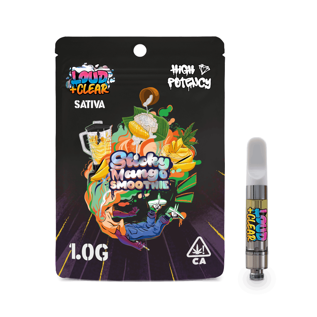 STICKY MANGO SMOOTHIE 1G CART. - LOUD+CLEAR -  - $21.75 - Vape