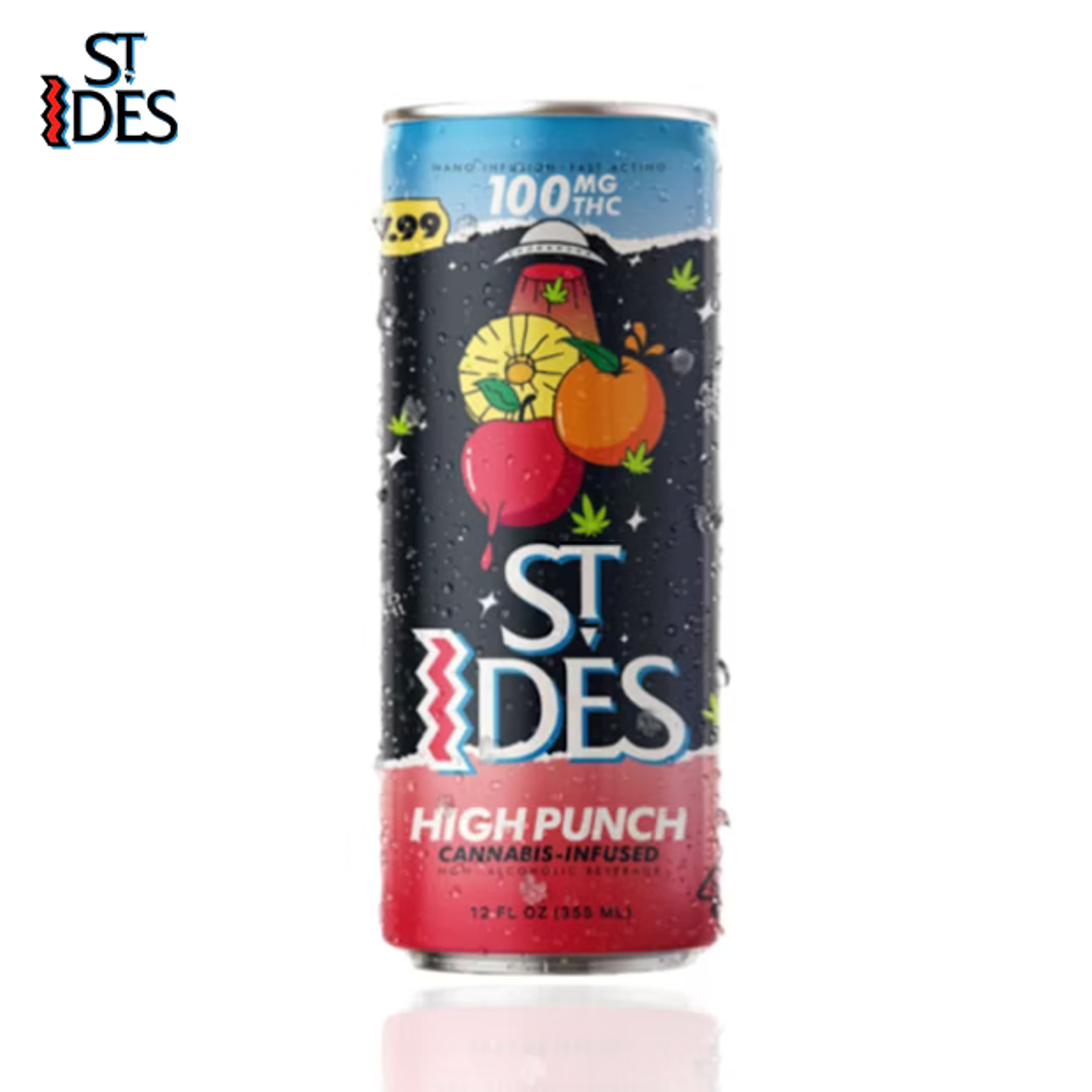 St. Ides - High Punch - 100mg THC - St. Ides - Single Can - $6.99 - Beverages