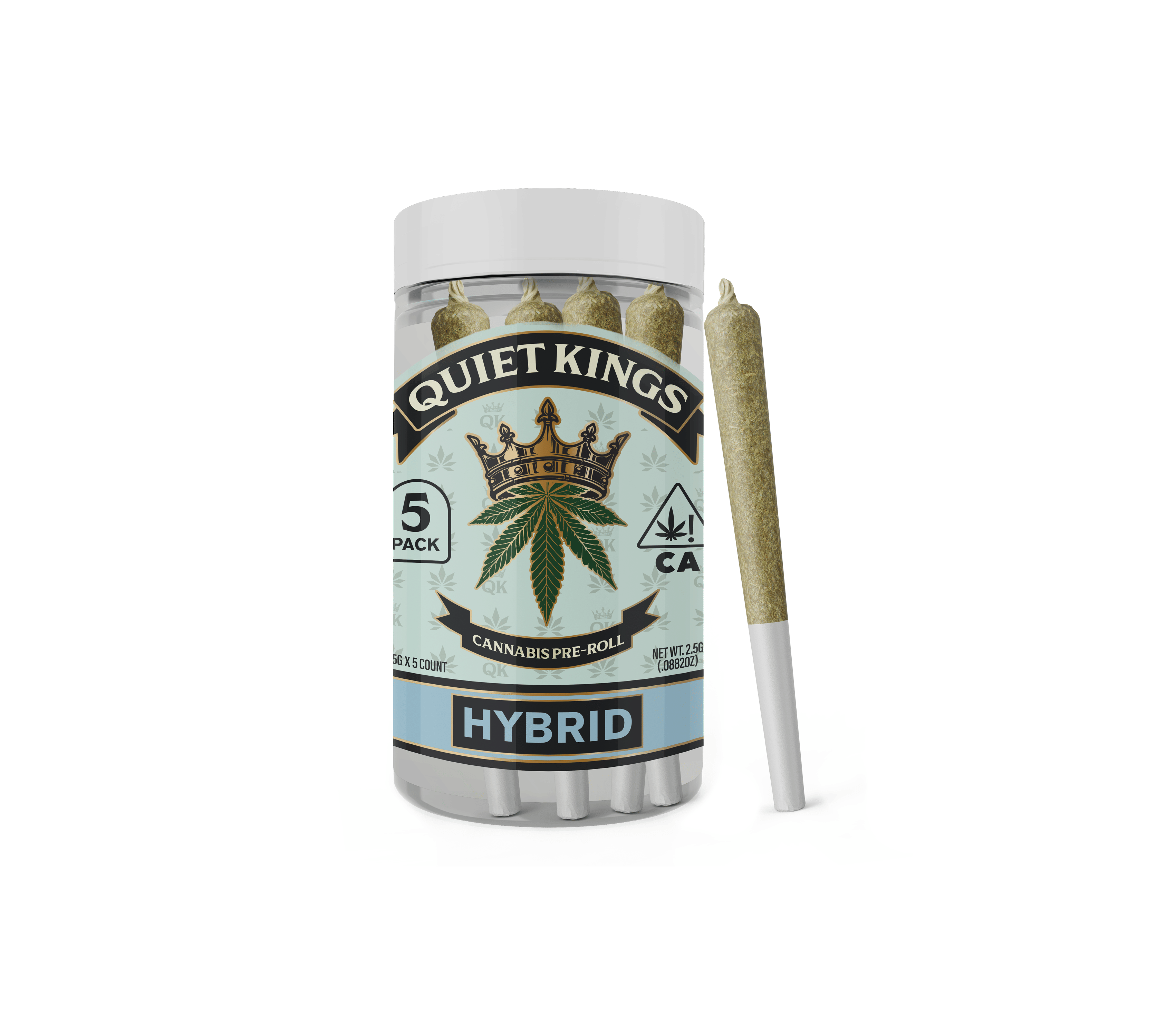 Quiet Kings — Cream OG - .5g Pre Rolls (5pk)