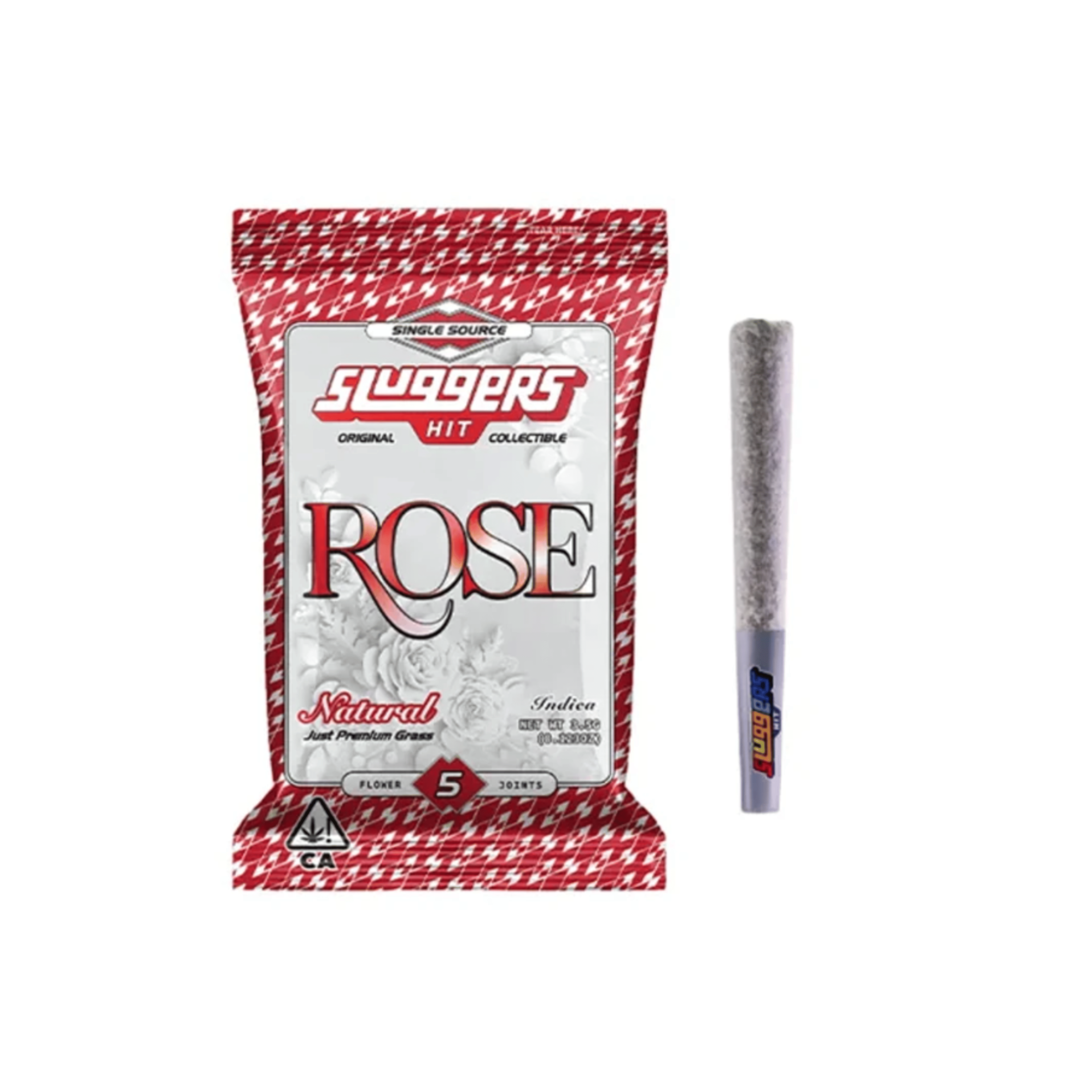 Rose | Natural Pre-Roll 5 Pack - 3.5g - Sluggers Hit - - $30 - Pre-Rolls