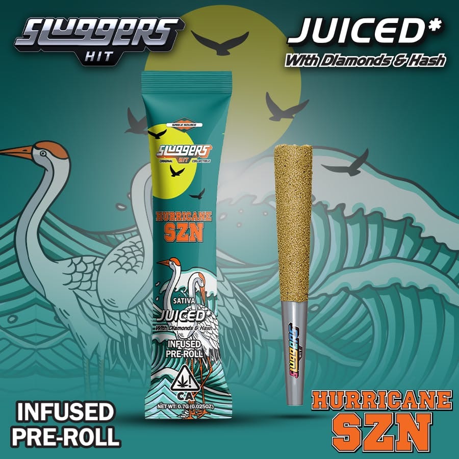 Infused Pre-roll - Hurricane SZN Single - Sluggers Hit -  - $10 - Pre-Roll