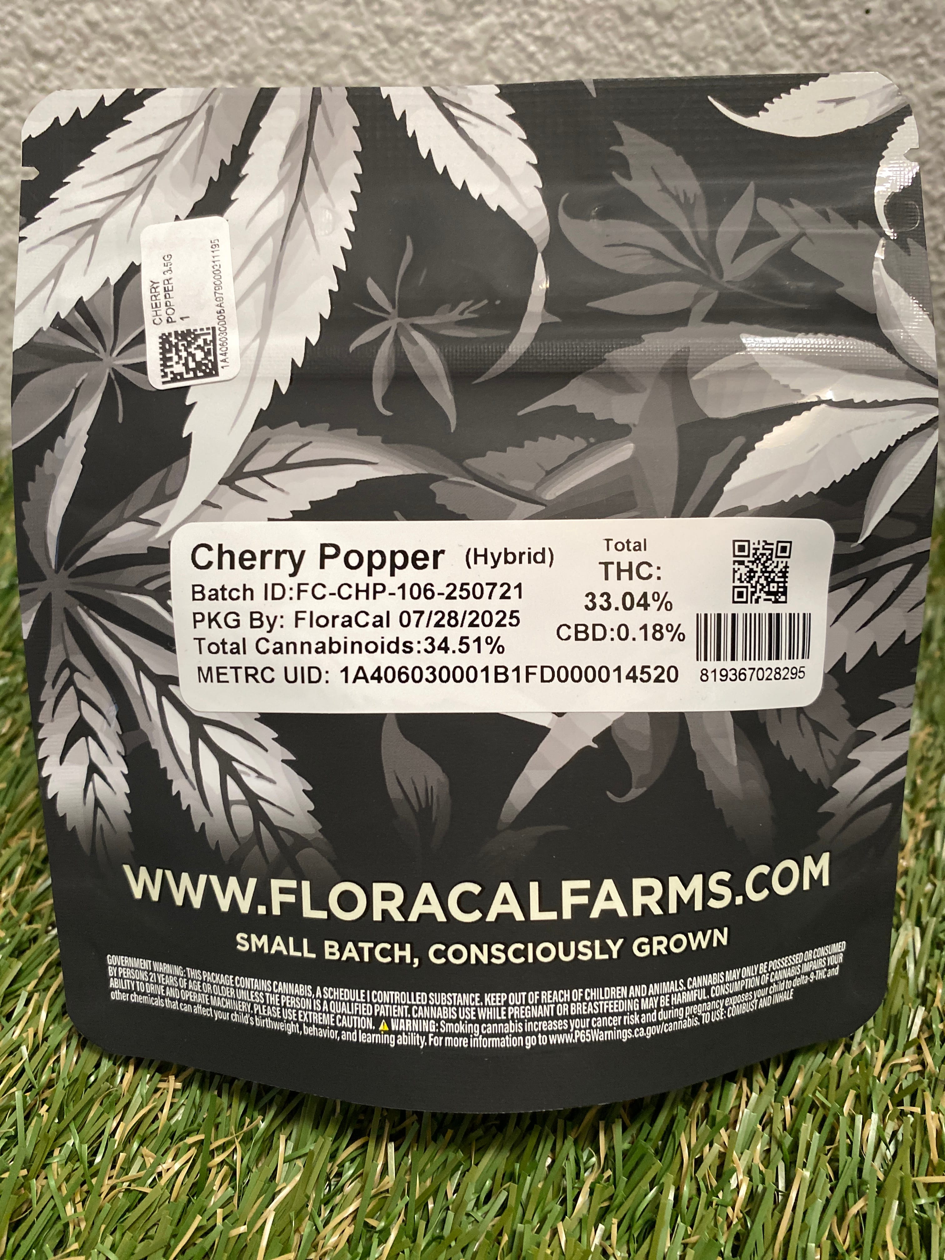 CHERRY POPPER 3.5G - FloraCal -  - $23 - Flower