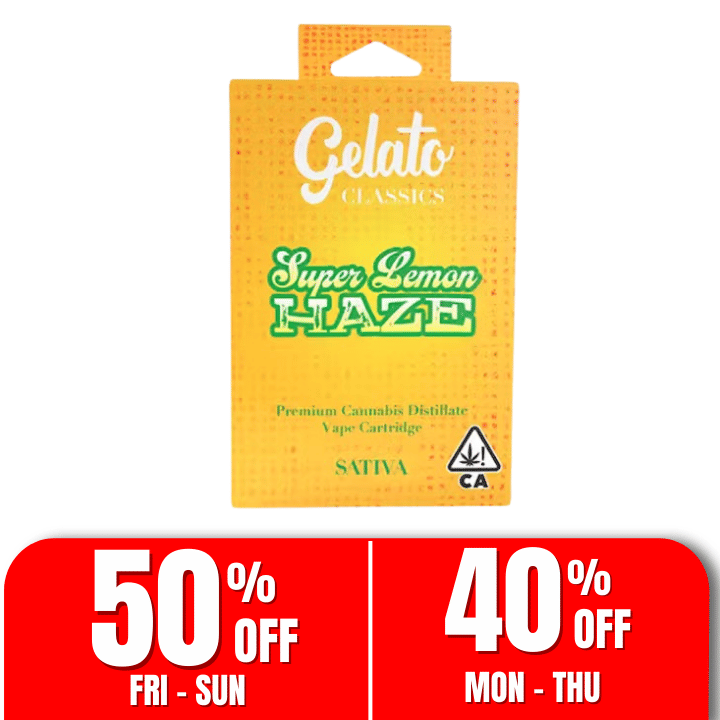 Gelato Classics | 1g - Super Lemon Haze - Cartridge - Sativa - Gelato -  - $27 - Vape Carts
