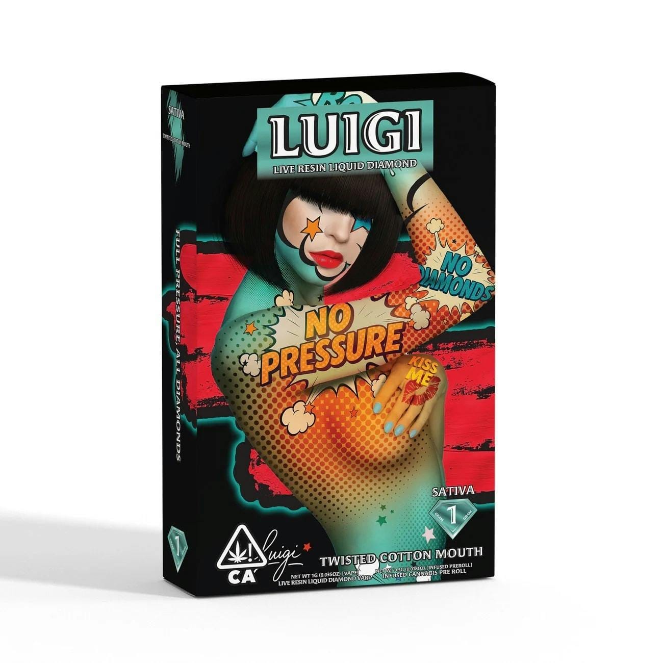 Twisted Cotton Mouth V2 Dual Pack - Luigi -  - $30 - Vape Pens