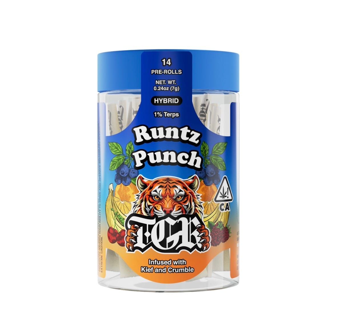 TGR - Runtz Punch - Kief & Crumble Infused (14 Joints) - 7g - TGR - 7g - $34.99 - Pre-Rolls