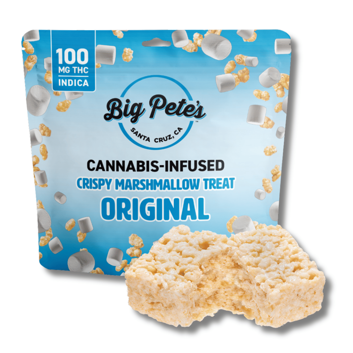 Original Crispy Marshmallow Treat 100mg - Big Pete's -  - $16.25 - Edible