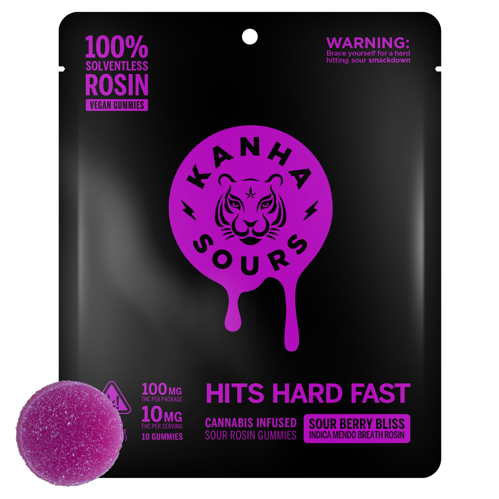 Sour Berry Bliss (I) Rosin Gummies - Kanha - Sour Berry Bliss (I) - $19.80 - Edibles
