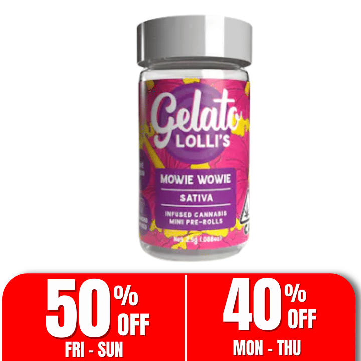 Gelato Lolli's | .6gx5pk - Mowie Wowie - Infused Pre-Rolls - Sativa - Gelato -  - $33.50 - Pre-Rolls