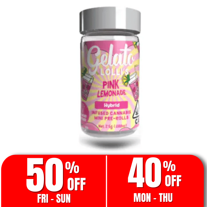 Gelato Lolli's | .6gx5pk - Pink Lemonade - Infused Pre-Rolls - Sativa - Gelato -  - $33.50 - Pre-Rolls