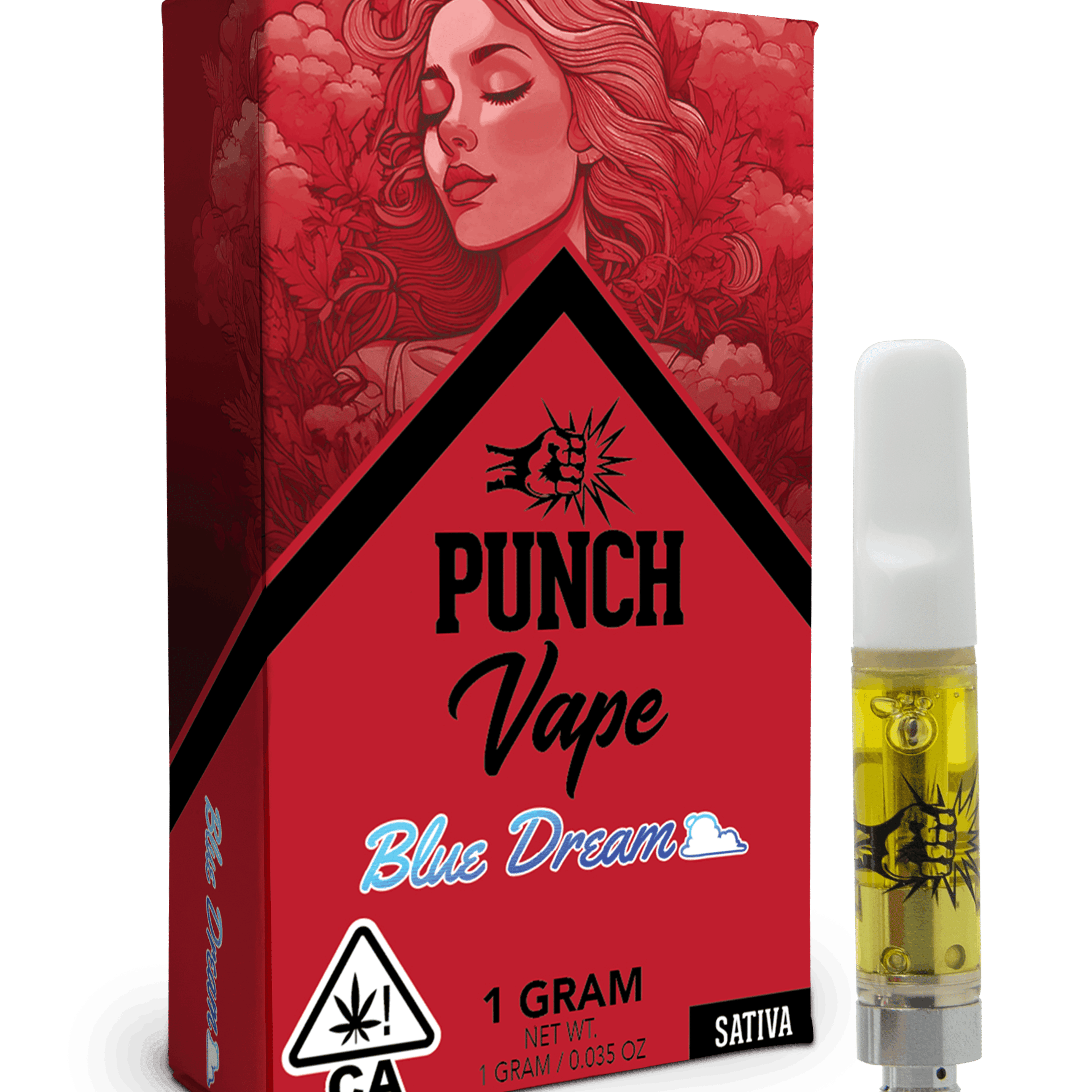 Punch - 510 Distillate Cart - Blue Dream (1g) - Punch Edibles & Extracts - - $20 - Cartridges