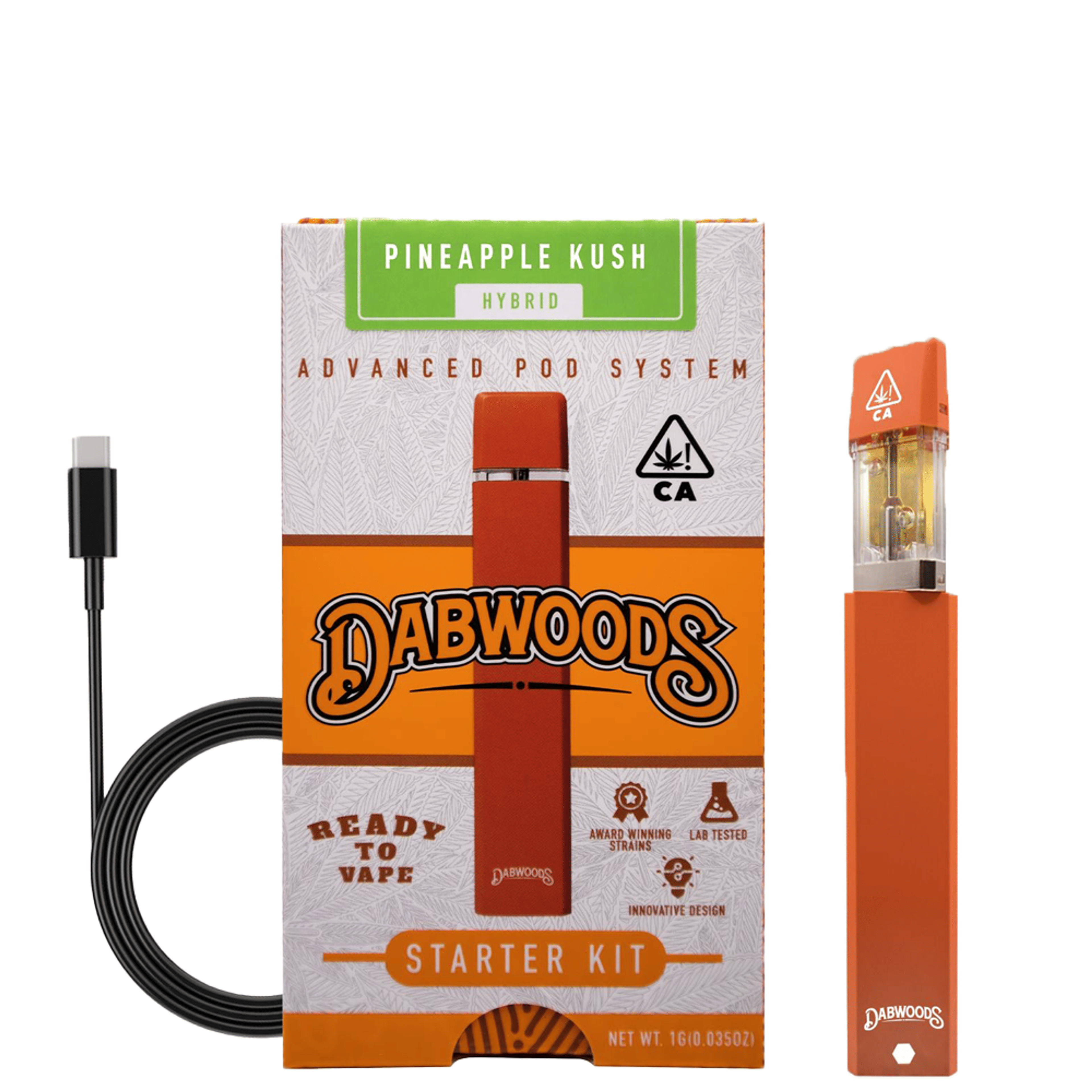 Pineapple Kush All-In-One Pod Kit (1G) - Dabwoods - null - $40 - Cartridge