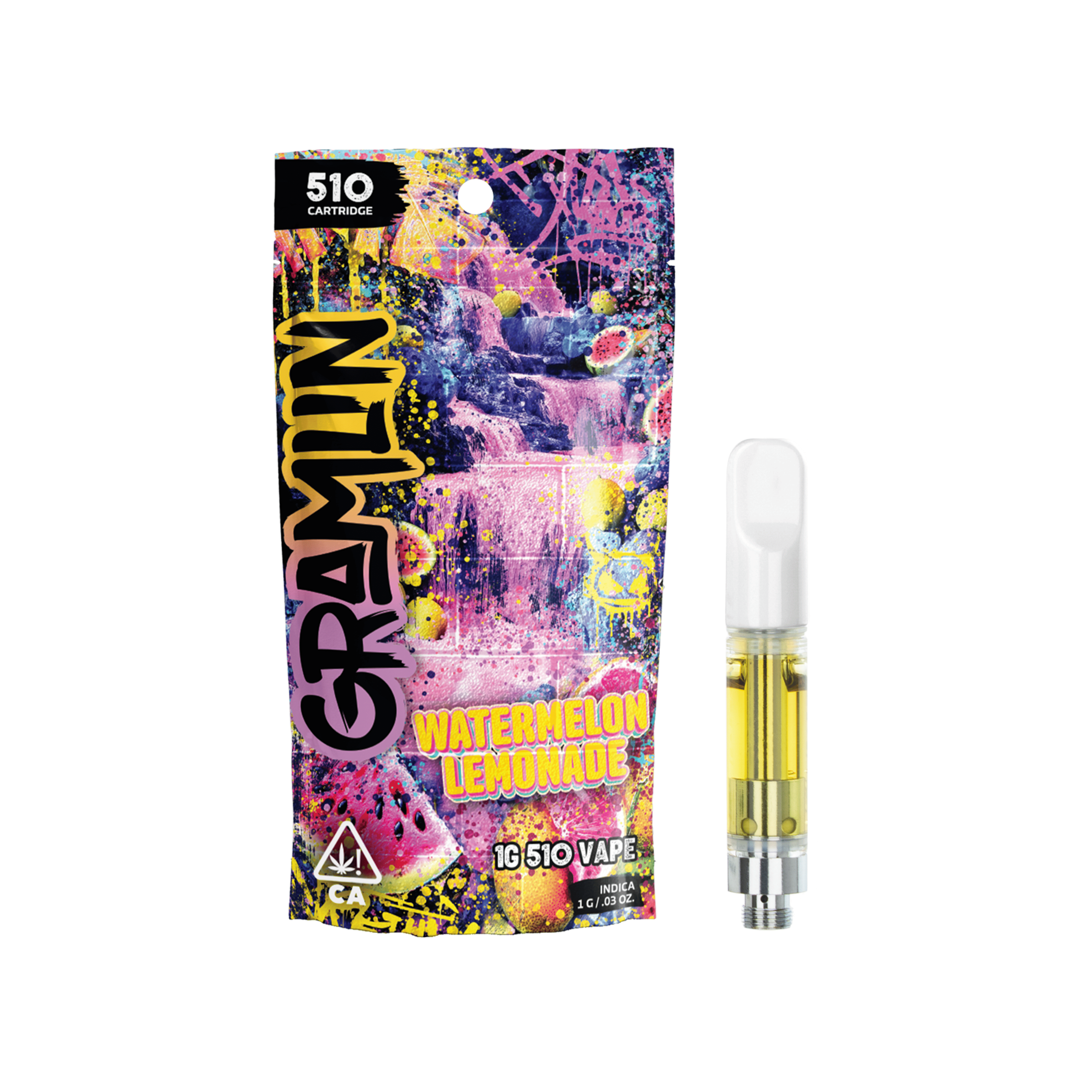 Watermelon Lemonade Cartridge - 1g - Gramlin - - $25 - Cartridges / Pods