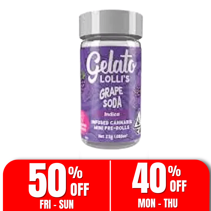 Gelato Lolli's | .6gx5pk - Grape Soda - Infused Pre-Rolls - Hybrid - Gelato -  - $33.50 - Pre-Rolls