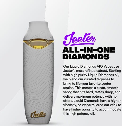 Jeeter - AIO Watermelon ZKZ Liquid Diamond Disposable 1g - Jeeter - Jeeter - AIO Watermelon ZKZ Liquid Diamond Disposable 1g - $42 - Disposable