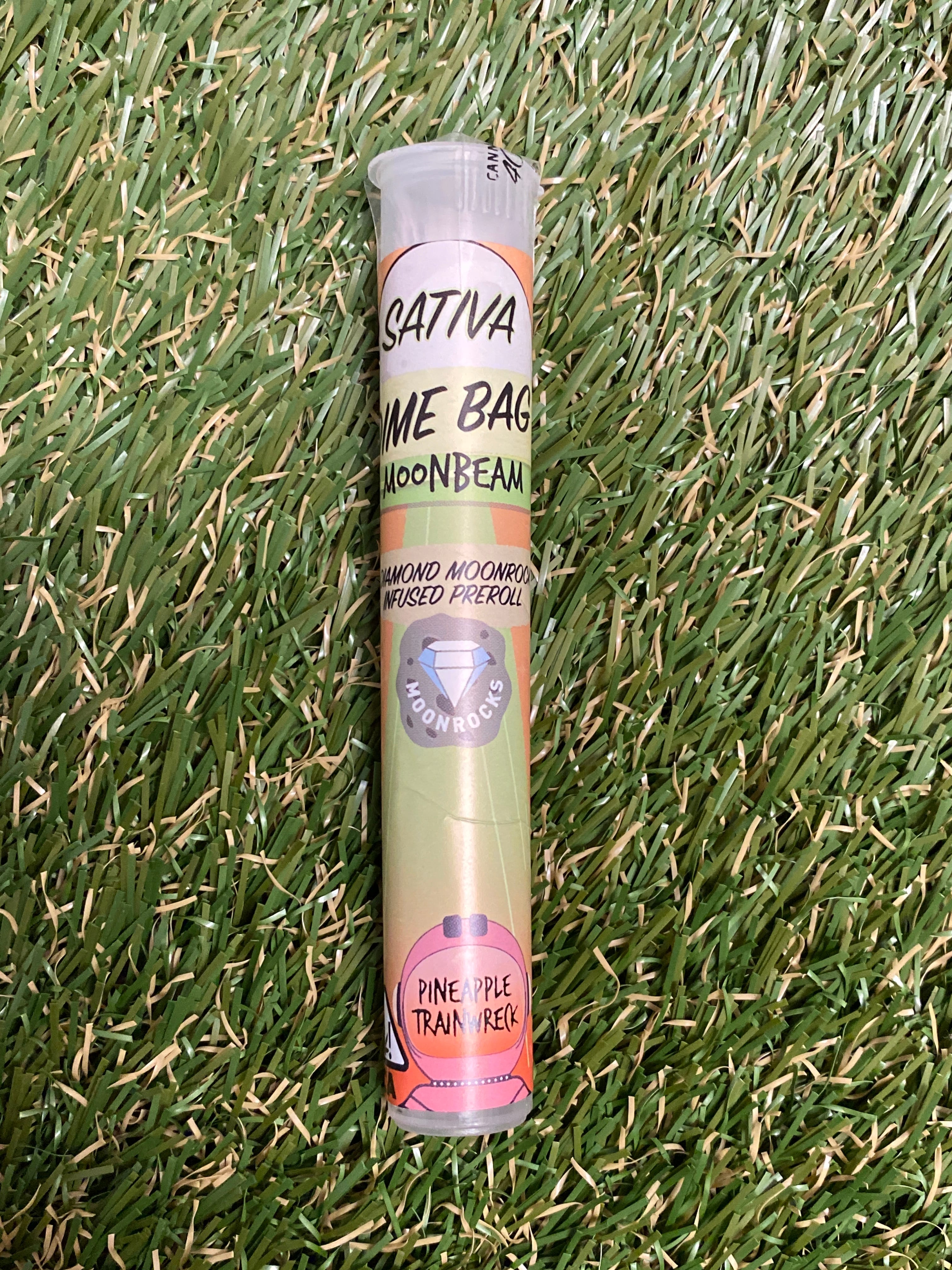 PINEAPPLE TRAINWRECK MOONBEAM INFUSED 1G - Dime Bag -  - $8.50 - Pre-Roll Infused