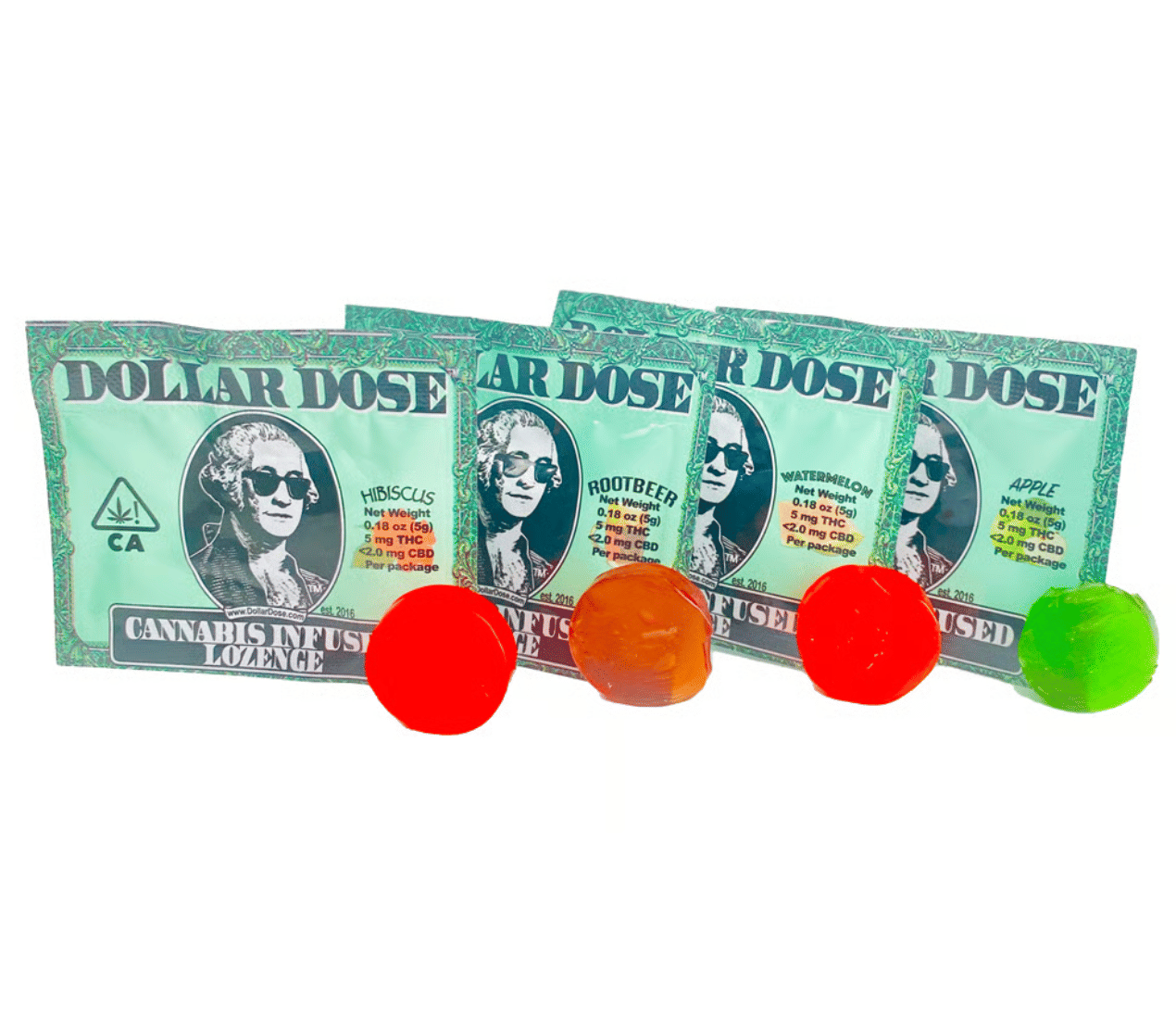 Dollar Dose 10mg Lozenge - Dollar Dose - Watermelon - $1 - Edibles
