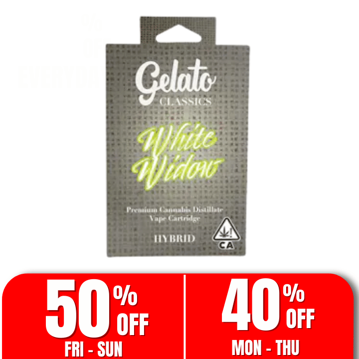 Gelato Classics | 1g - White Widow - Cartridge - Hybrid - Gelato -  - $27 - Vape Carts