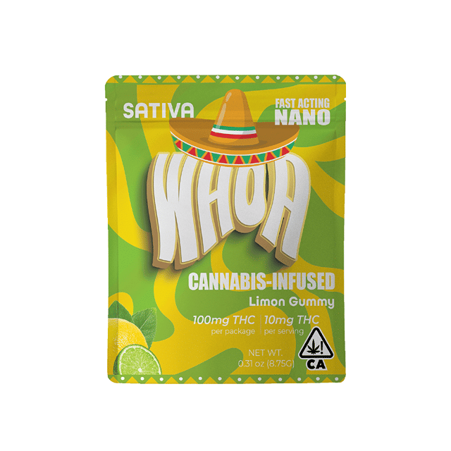 WHOA Gummies - Limon (100mg Sativa)
