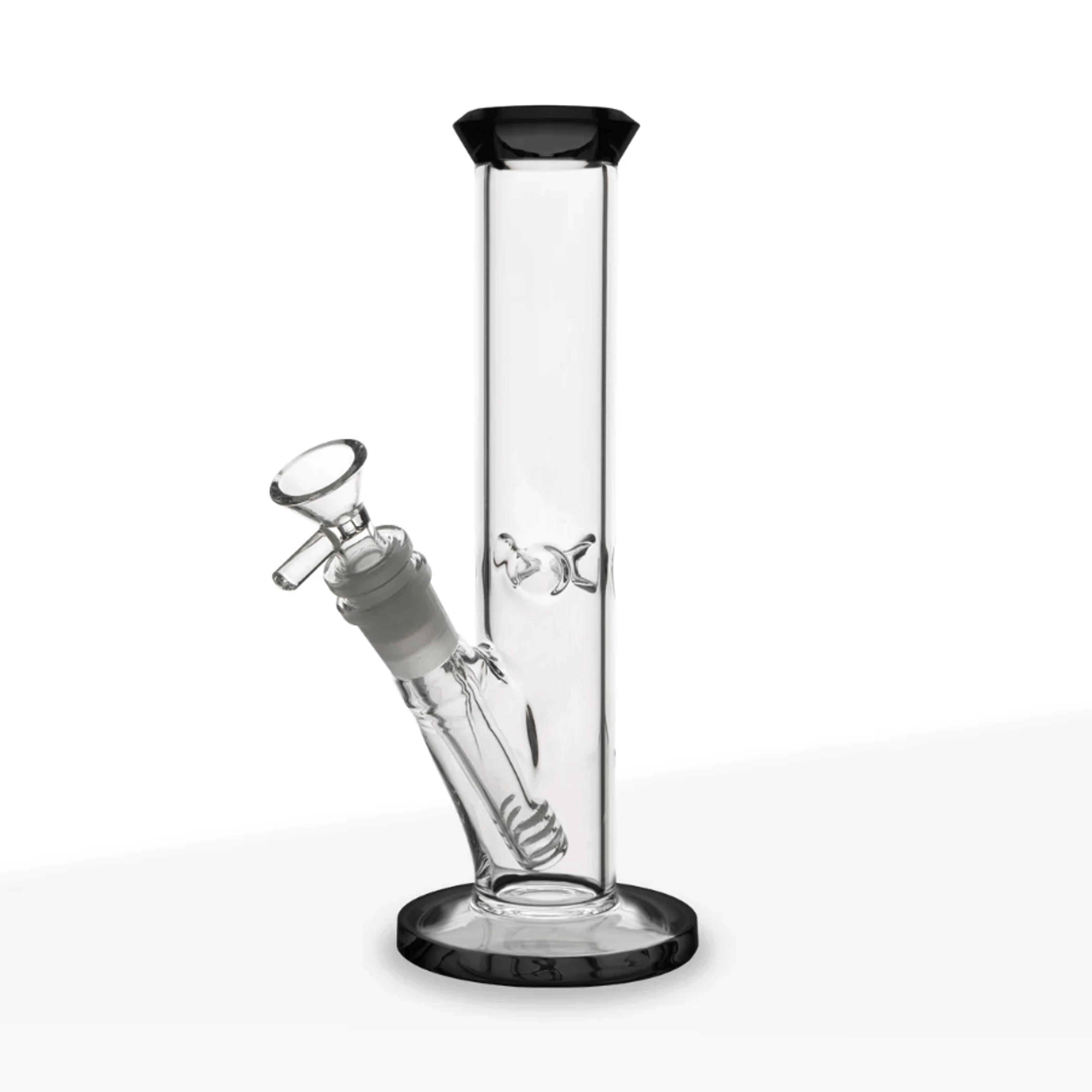 Water Pipe 4mm Color Trim Straight 9" - Glass - Various Colors - Biohazard - - $30 - Paraphernalia