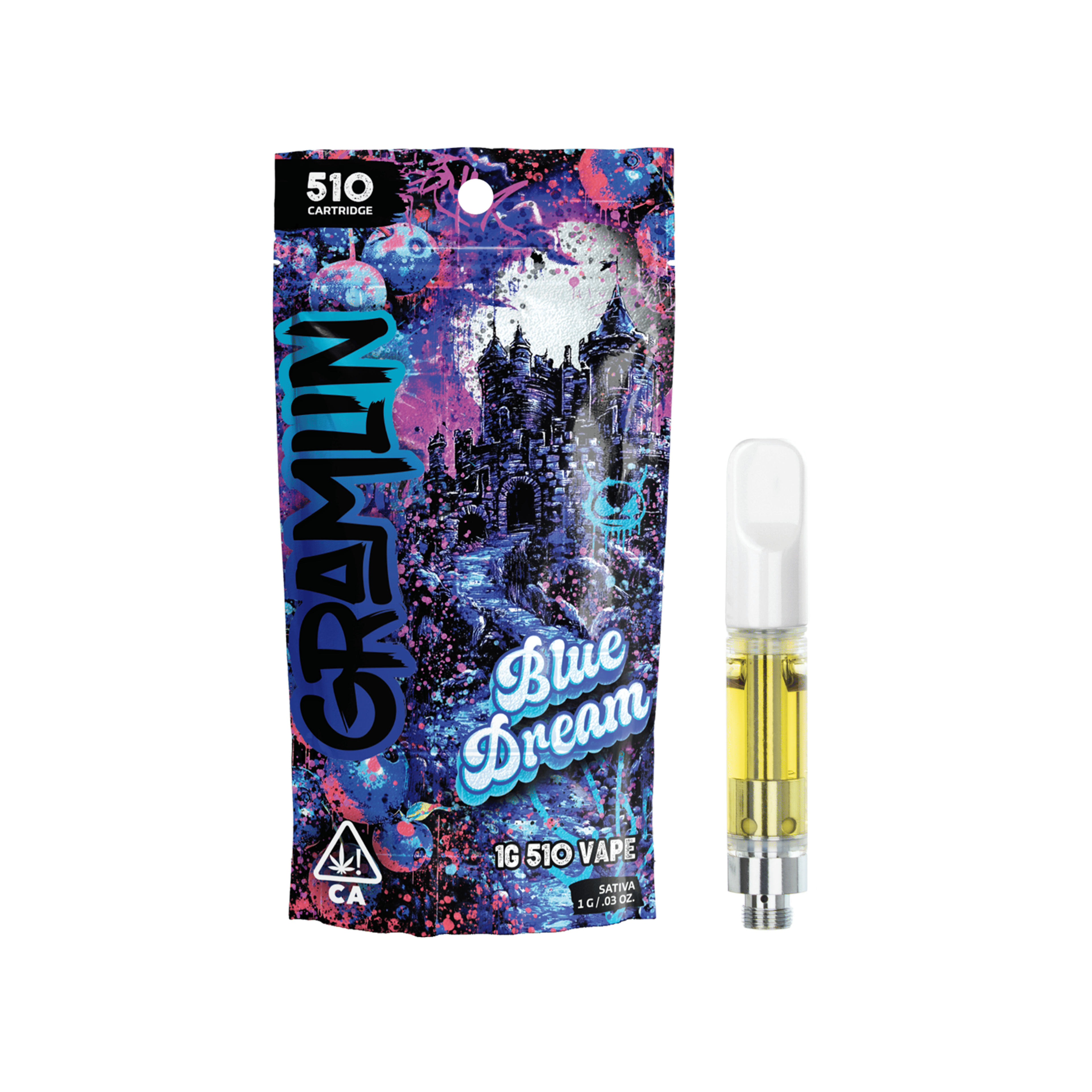 Blue Dream Cartridge - 1g - Gramlin - - $25 - Cartridges / Pods