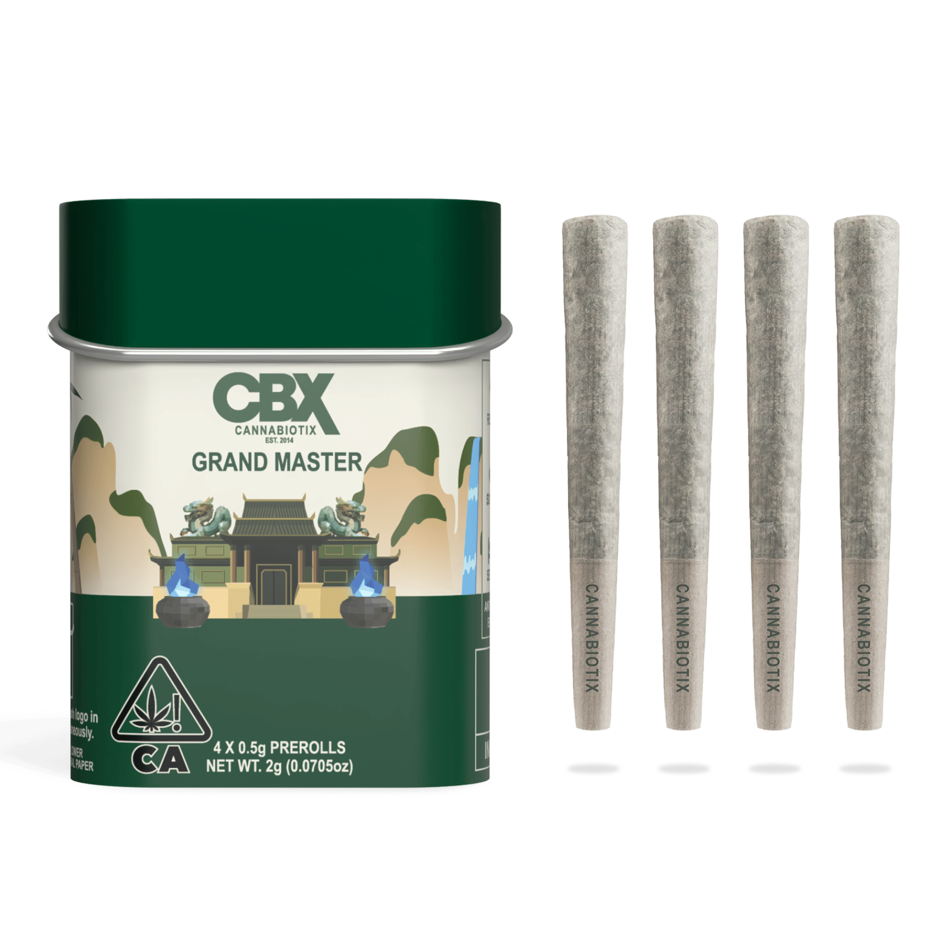 Grand Master 4 Pack Pre-Rolls - Cannabiotix - 4 Pack - $28 - Pre-Rolls