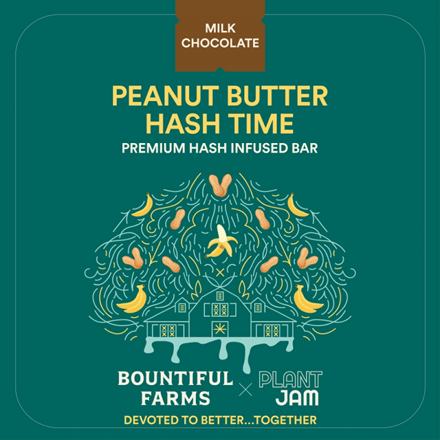 Peanut Butter Hash Time Chocolate Bar