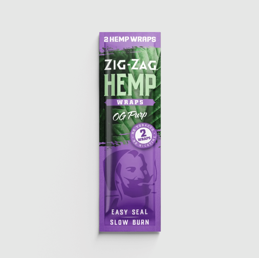 Zig Zag Hemp Blunt Wrap - OG Purp - Zig Zag -  - $2 - Paraphernalia
