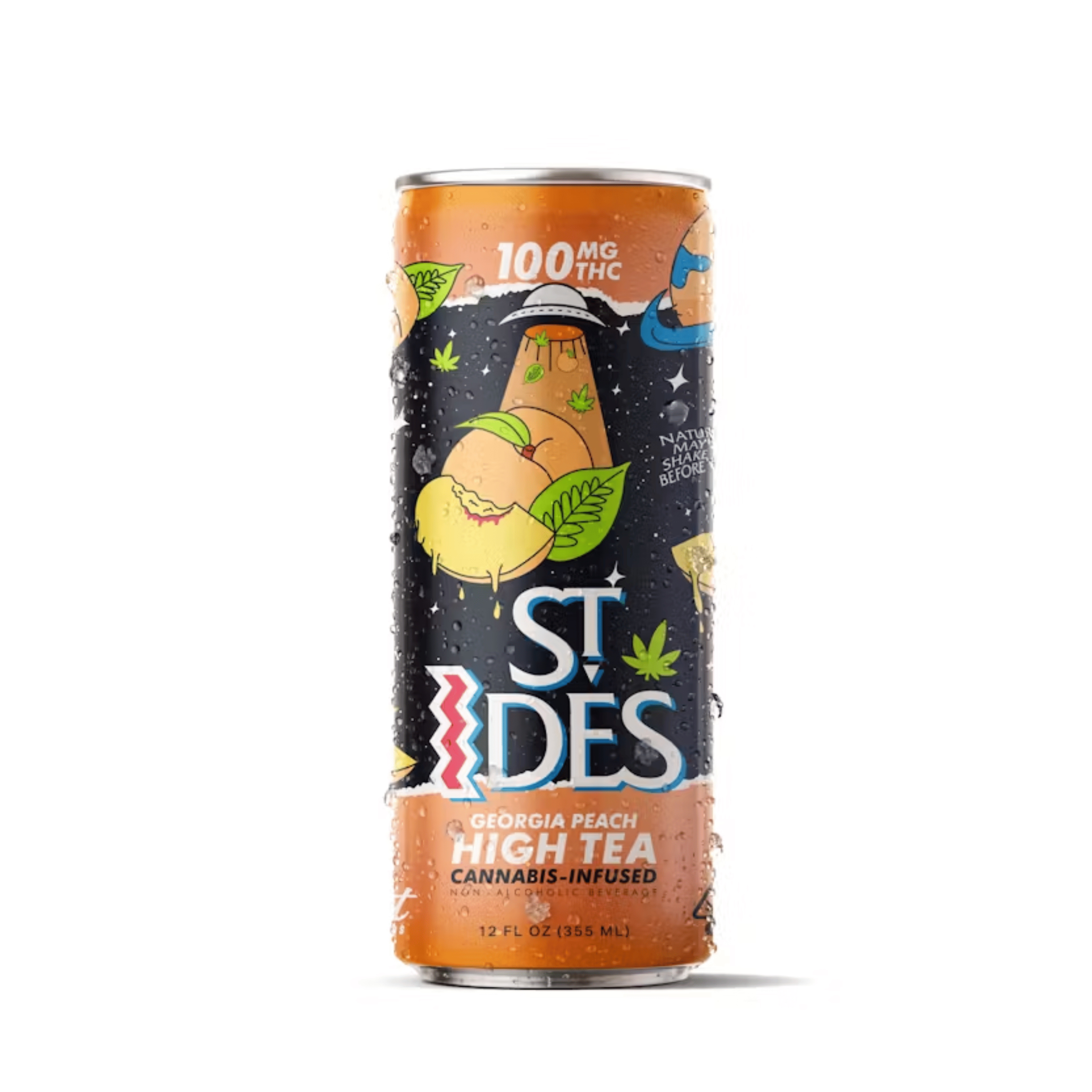 High Tea | Georgia Peach 12oz - 100mg - ST Ides - - $7.99 - Beverages/Drinks