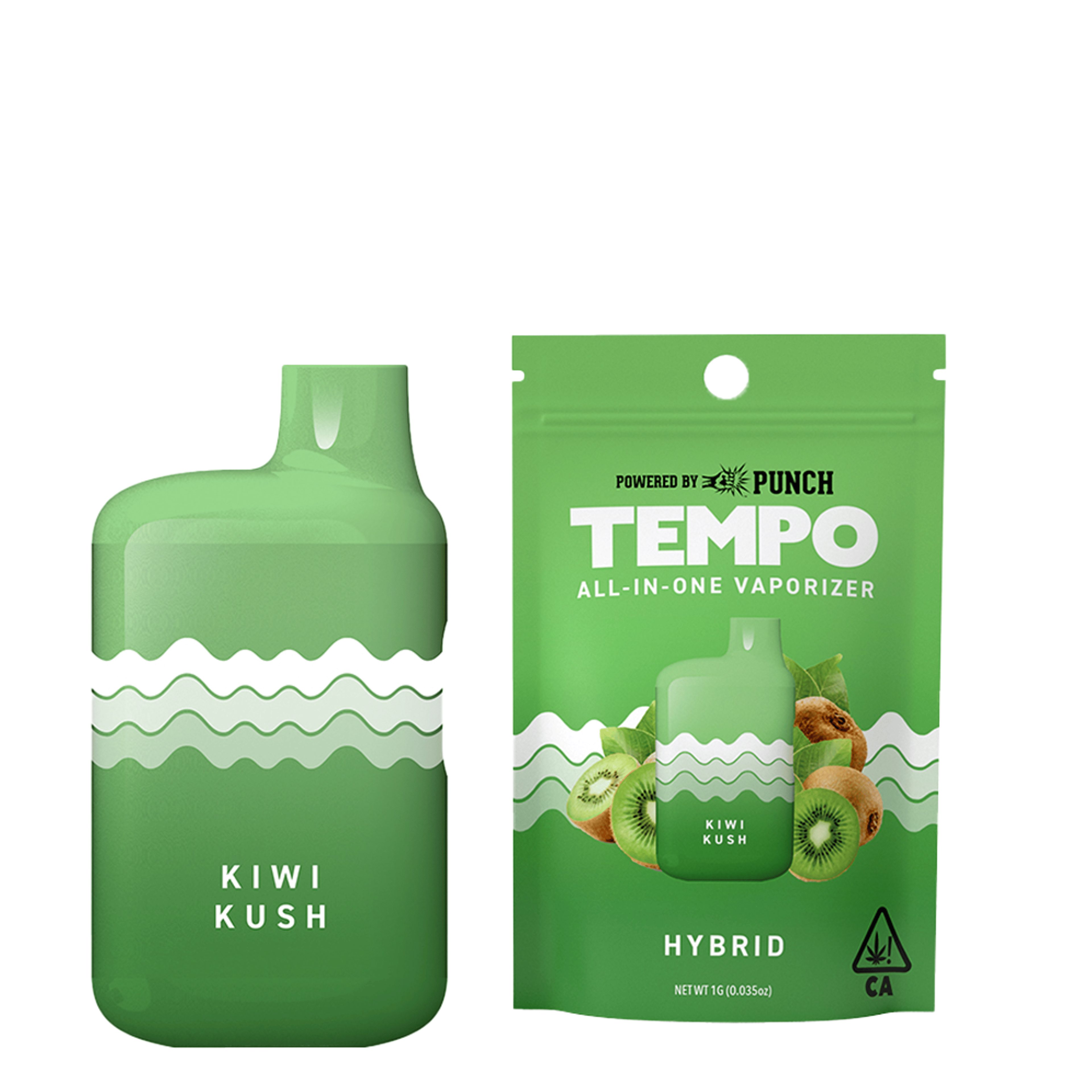 Kiwi Kush Disposable (1G) - Tempo - - $25 - Cartridge
