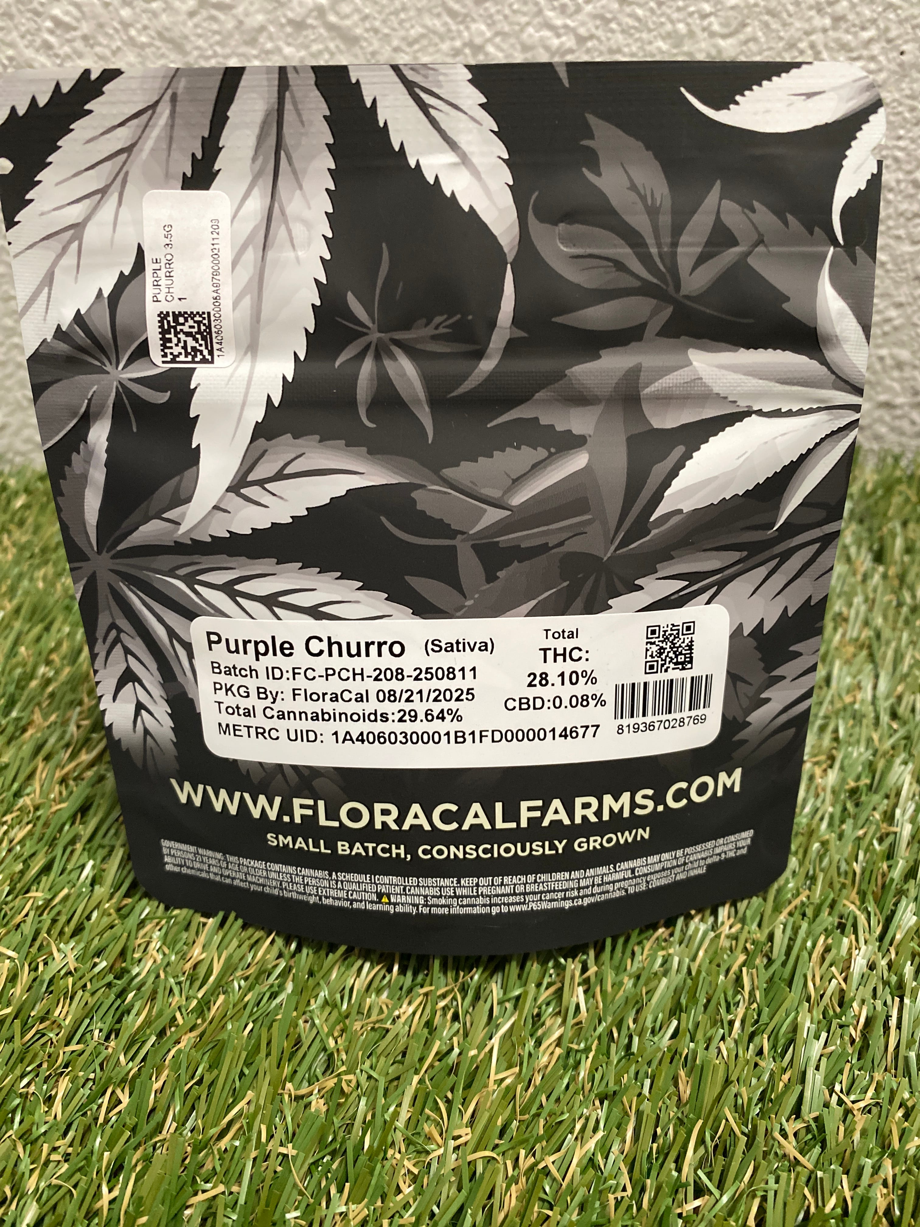 PURPLE CHURRO 3.5G - FloraCal -  - $23 - Flower