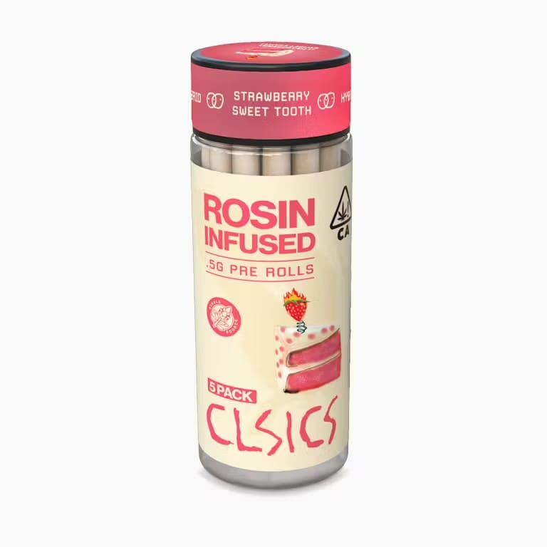 Sweet Tooth (H) Rosin Preroll - 5pk - CLSICS - Sweet Tooth (H) 5Pk - $27.80 - Pre-Rolls