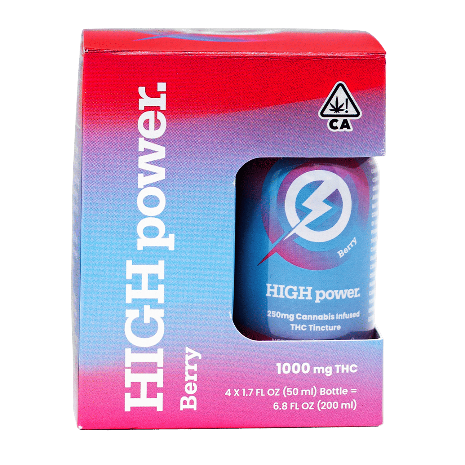 HIGH POWER: 4 PK Berry 6.8oz