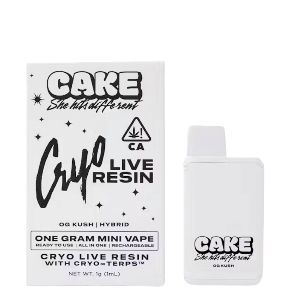 OG Kush Cryo Live Resin Disposable (1G) - Cake - null - $35 - Cartridge