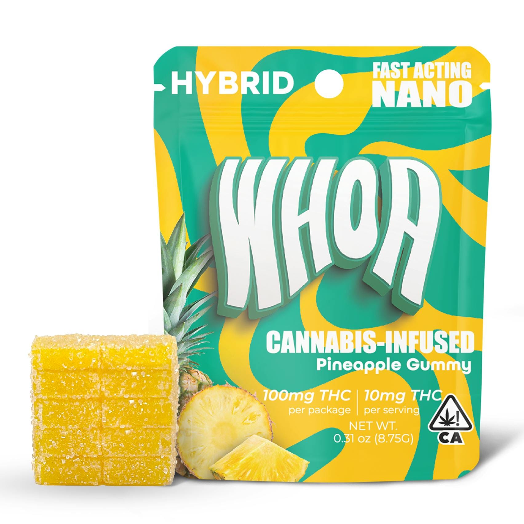 Whoa: Pineapple 100mg Gummy