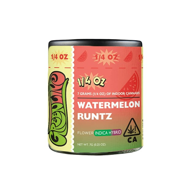 Watermelon Runtz - 1/4 oz - Indoor - Indica Hybrid - 7g