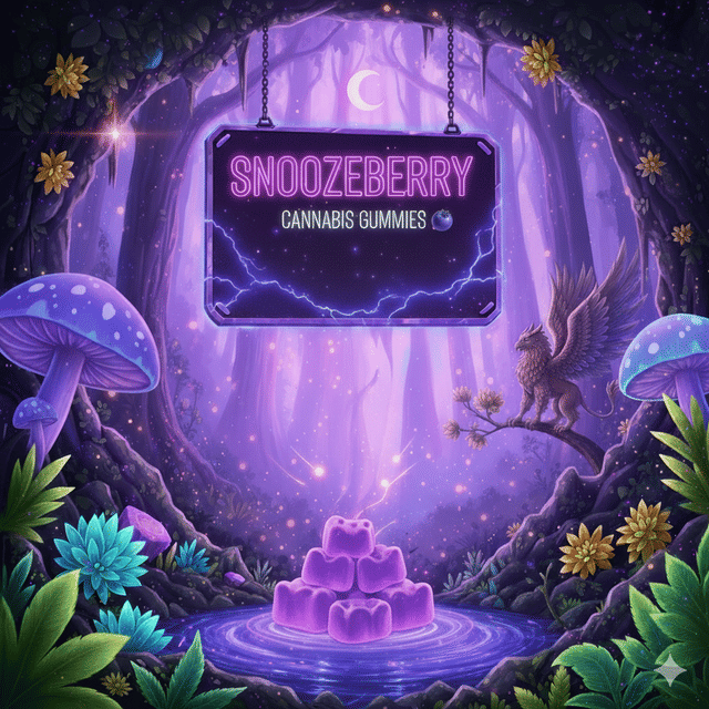 Incredible Bites 120mg- Snoozzzeberry (1:5 CBN:THC) (Edible)