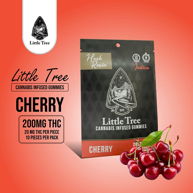 Hash Rosin Gummies 200mg - Cherry