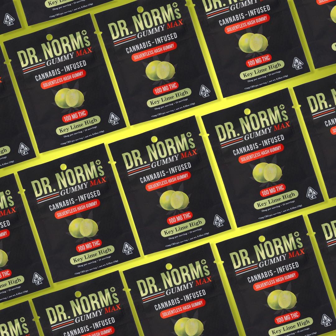 Key Lime High Hash MAX 100mg Gummy - Dr. Norms -  - $10.75 - Edible