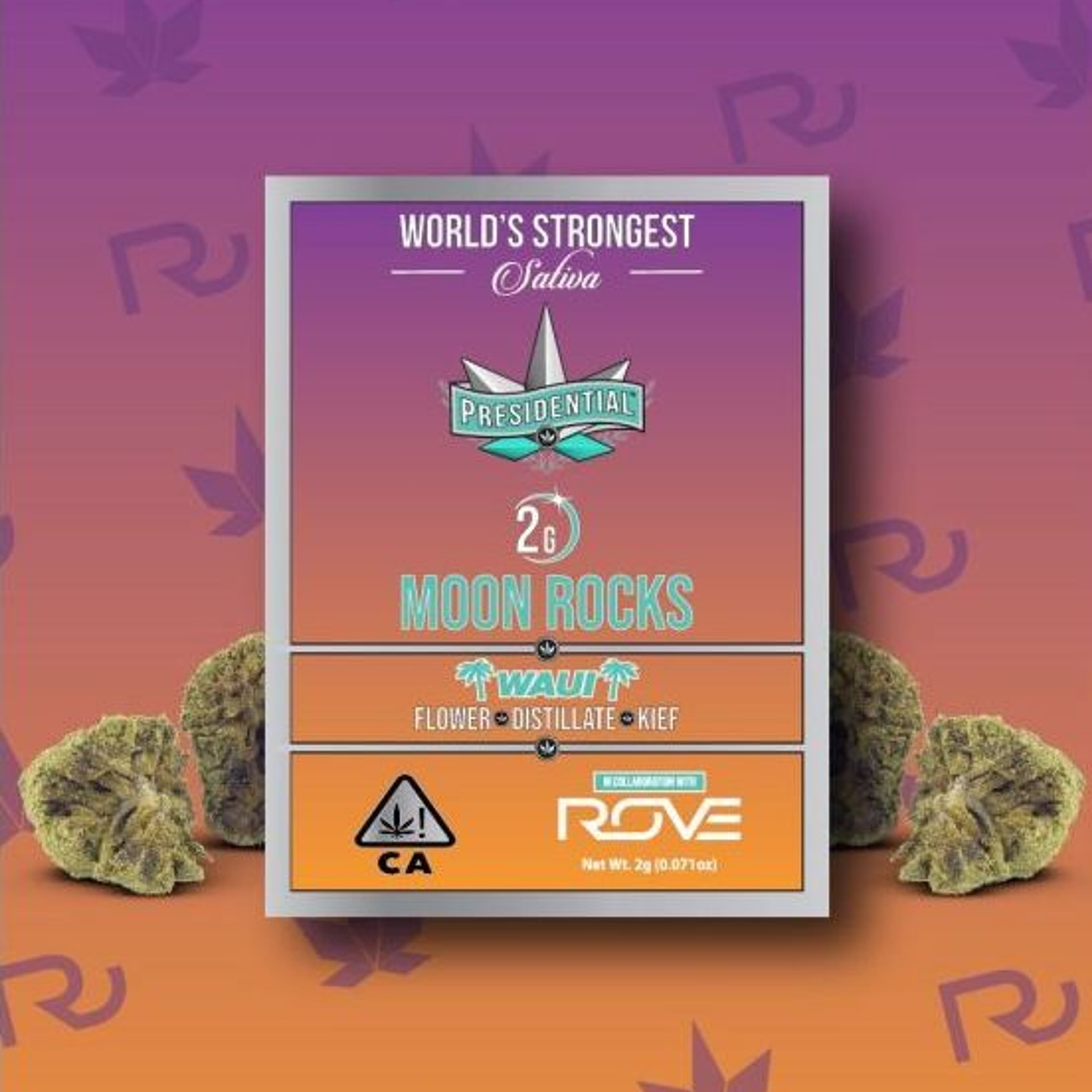 Waui - 2g Moon Rocks - Presidential - 2g Moonrock - Sativa - $32 - Moon Rocks