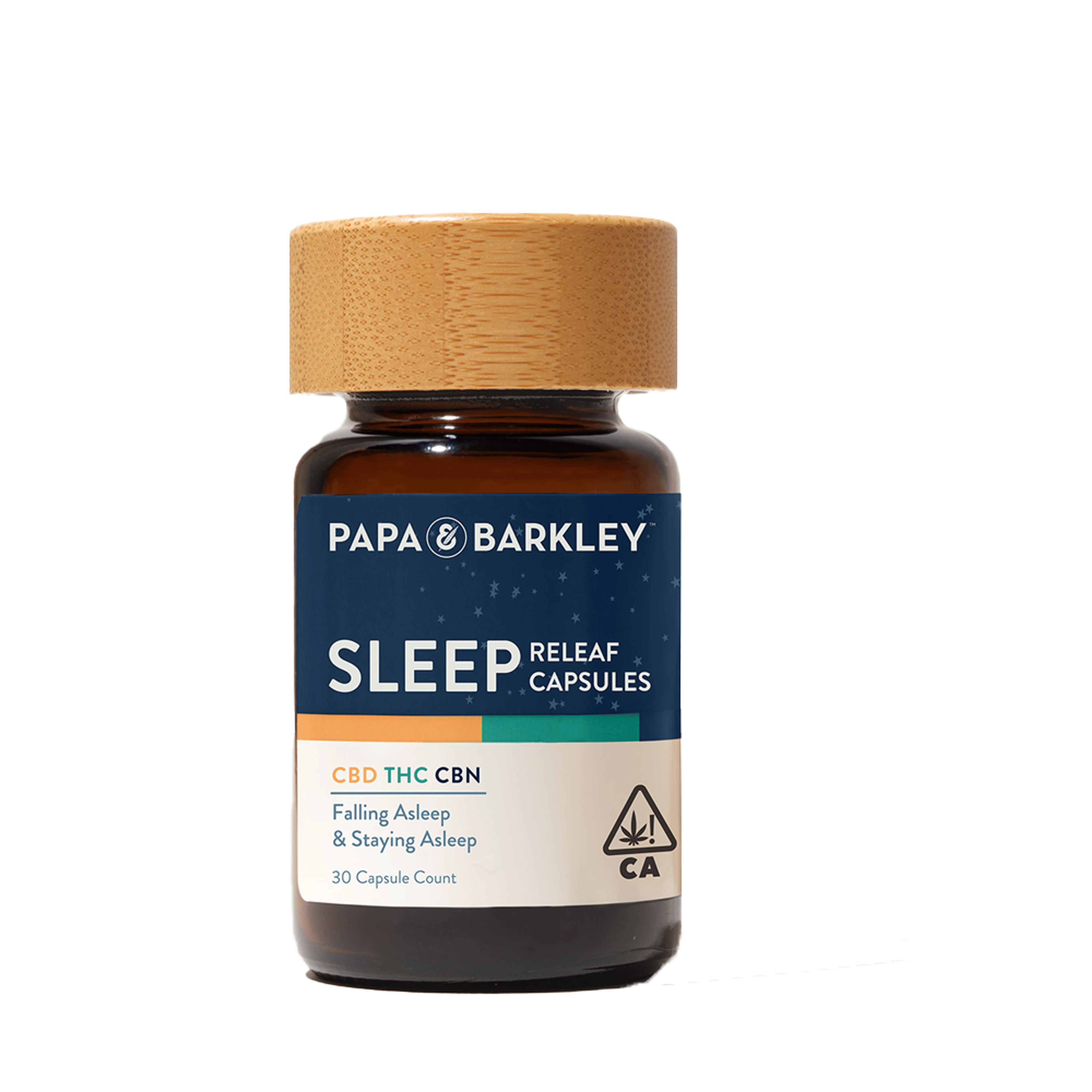 Sleep Releaf Capsules (1:1:1)(30Pk) - Papa & Barkley - null - $55 - Pill