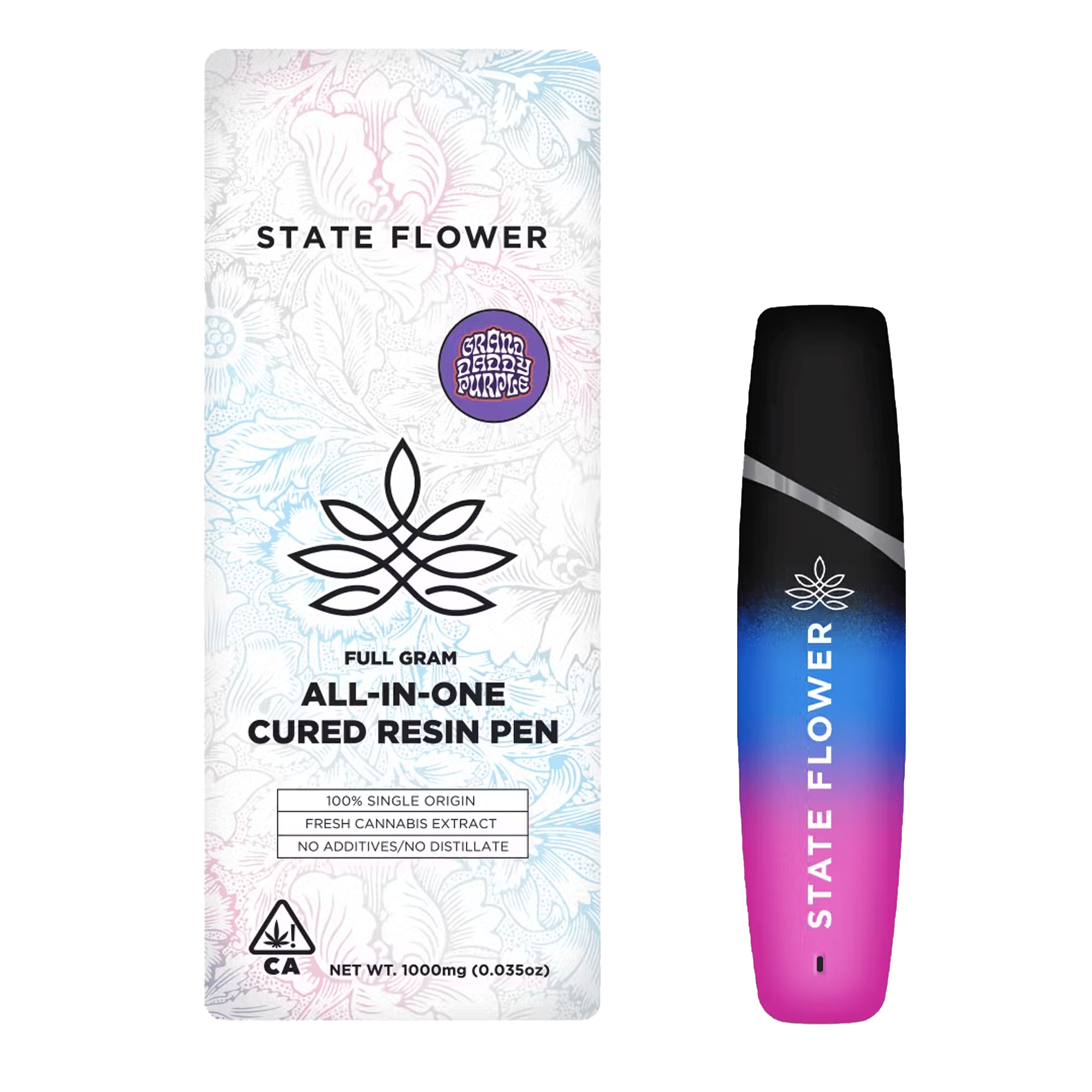 Grandaddy Purple - Cured Resin - Disposable - State Flower Cannabis | Bay  Care Delivery - Bay Care Delivery