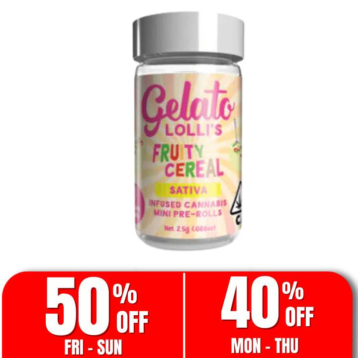 Gelato Lolli's | .6gx5pk - Fruity Cereal - Infused Pre-Rolls - Sativa - Gelato -  - $33.50 - Pre-Rolls